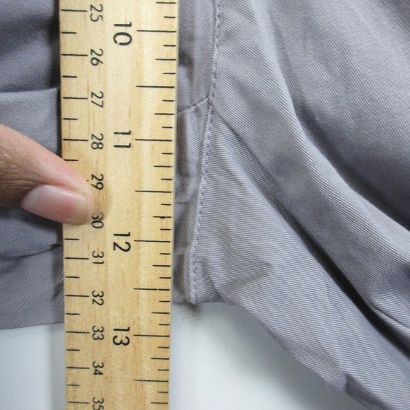 Edikted Gray Wide Leg Cargo Baggy Pants Women XS Grey Cotton Utility Casual 450 - Picture 11 of 14